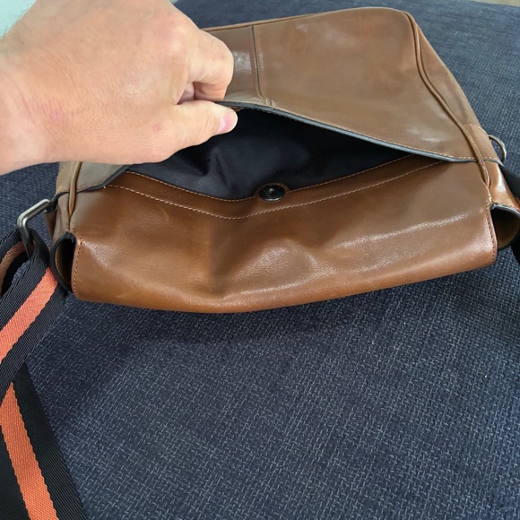Coach Metropolitan Tan Leather Crossbody Messenger Bag Sz OS - Picture 11 of 16